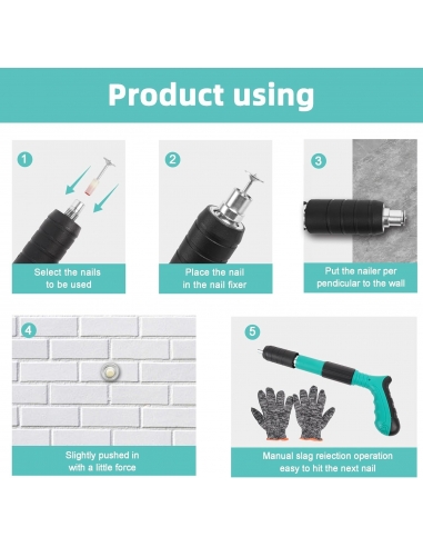 SQLJYU Pistola Manuale Sparachiodi...