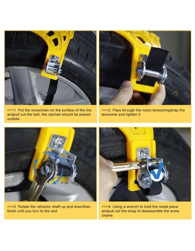 zilxiao 6 catene da neve per auto,...