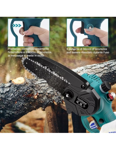 Goldsea Mini Motosega a Batteria con...