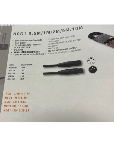 5 x NCG1 2M Me All Service  Cavo...