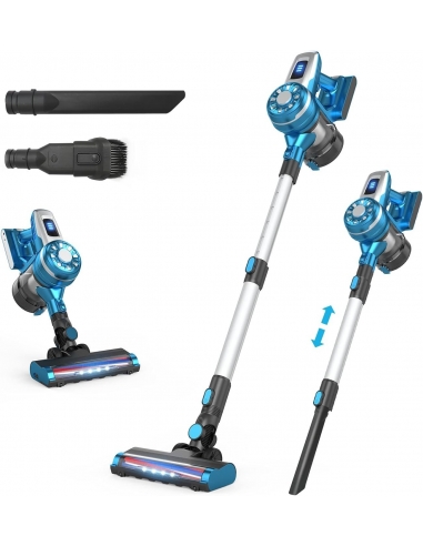 VICSOO Aspirapolvere Senza Fili,...