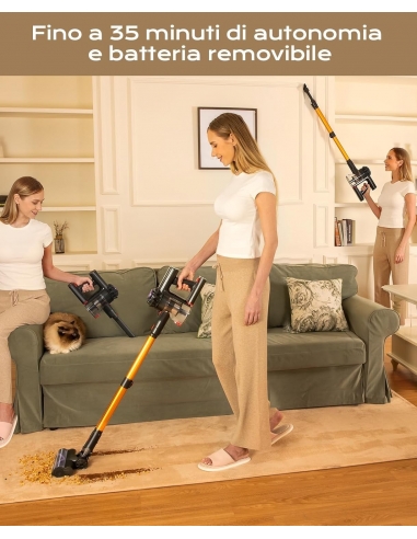 VACTechPro V15 Aspirapolvere Senza...