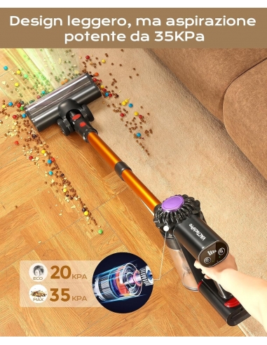 VACTechPro V15 Aspirapolvere Senza...