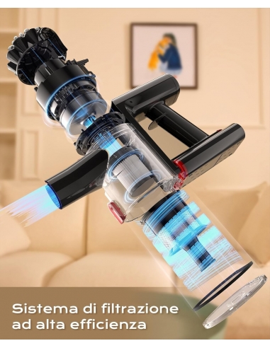 VACTechPro V15 Aspirapolvere Senza...