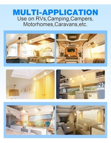 SUPAREE 12V LED Light Campervan USB...