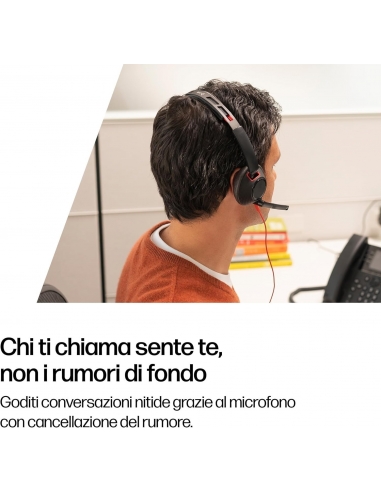 Poly Blackwire 5220, Cuffia Cablata...