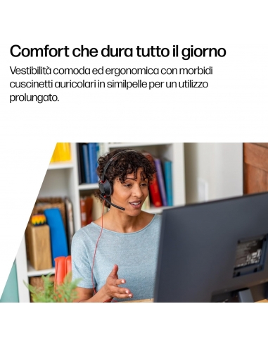 Poly Blackwire 5220, Cuffia Cablata...