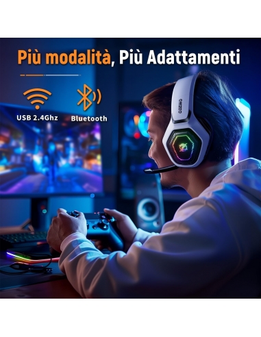 Ozeino OW810 Cuffie Gaming Wireless...