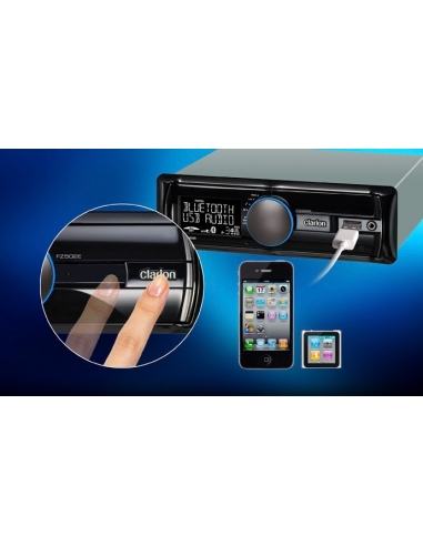 Clarion FZ502E Autoradio 1 Din con...