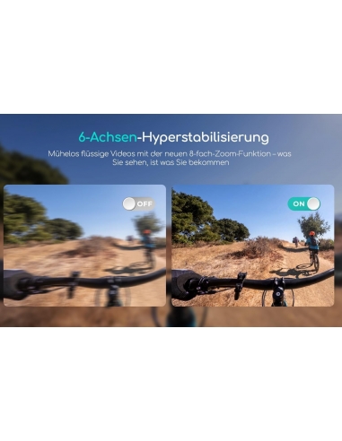 COOAU CU-SPC06 Action Cam 4K60 fps...