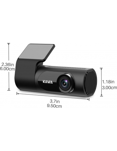 KAWA D6 2K Dash Cam Auto1440P Full...