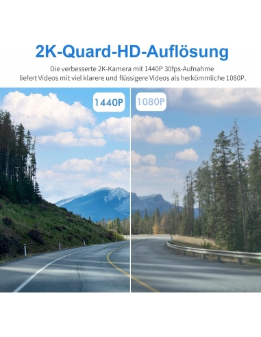 KAWA D6 2K Dash Cam Auto1440P Full...