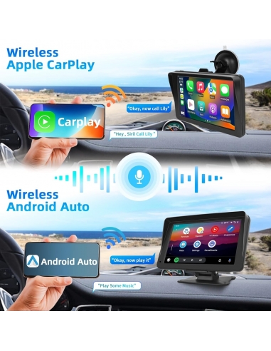 Podofo SH4AMPOD Autoradio Portatile...