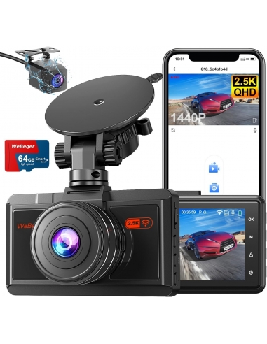 WEBEQER Q18 Dashcam Auto 2.5K+...
