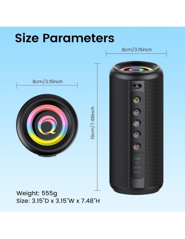 DOTN M17 Cassa Bluetooth Portatile...