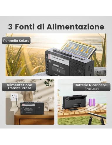 PRUNUS J-360TS Radio Cassette...