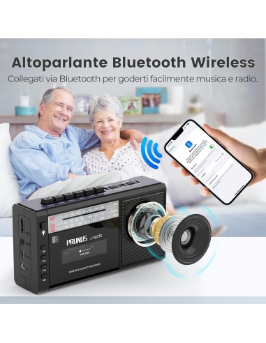 PRUNUS J-360TS Radio Cassette...