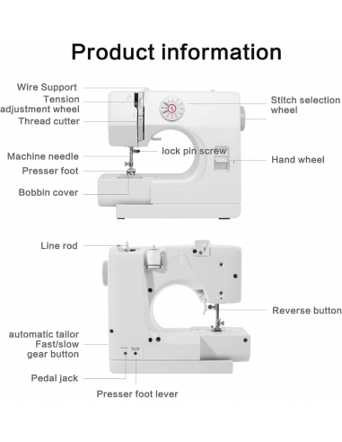 LETCART UFR-725 Macchina da cucire...