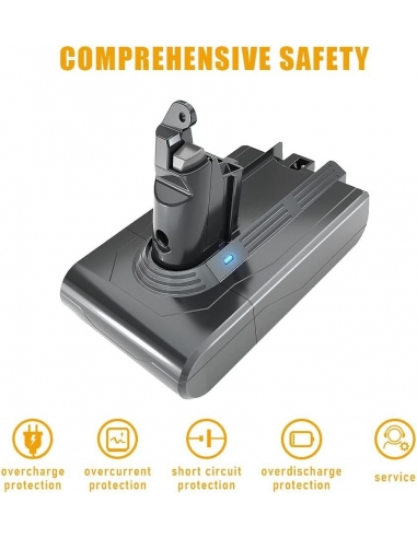 STANEW V6 Batteria di Ricambio per...