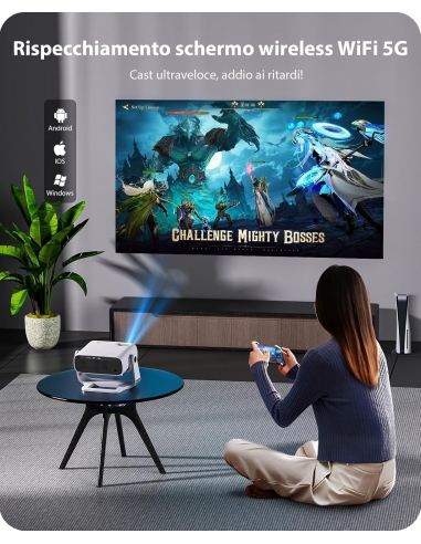 WIELIO AT-M269D Proiettore...