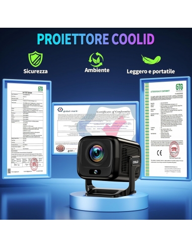 COOLID HY300Pro Proiettore Portatile...