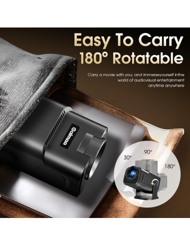 GAIMOO GM300 Proiettore 1920x1080P 4K...