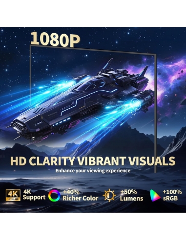 MENIOO M3 Proiettore 4K Support 1080P...