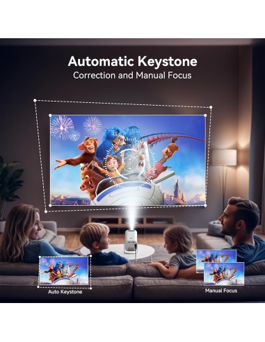 POLOCSH P6 Mini proiettore con WiFi e...