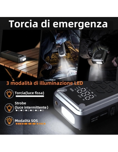 ACMOUNT W160 Booster Avviamento Auto...