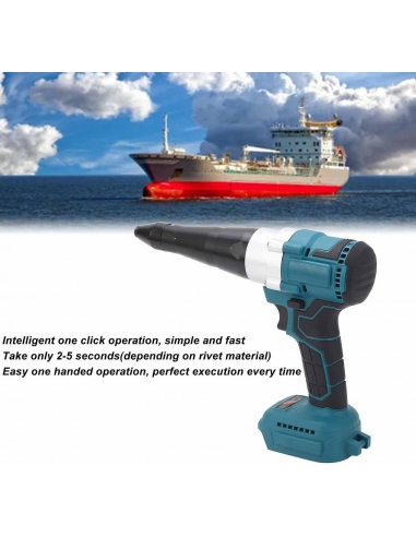 BRILLUXA Rivettatrice Elettrica 18V,...