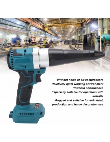 BRILLUXA Rivettatrice Elettrica 18V,...