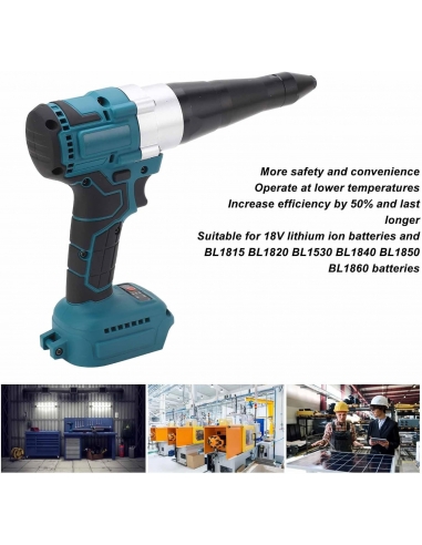 BRILLUXA Rivettatrice Elettrica 18V,...