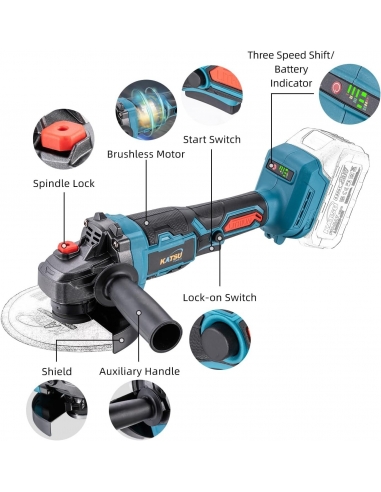 KATSU 102621 21V Smerigliatrice...