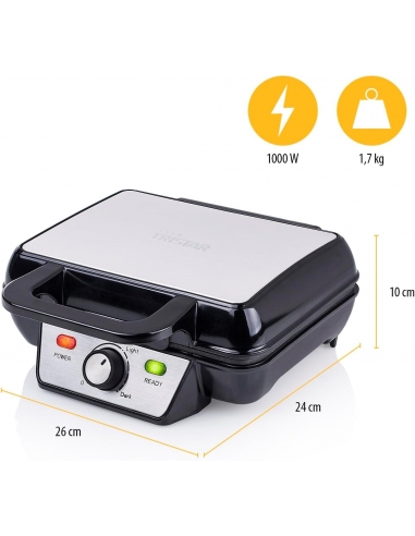 Tristar WF-2195 Cialdiera per Waffle,...