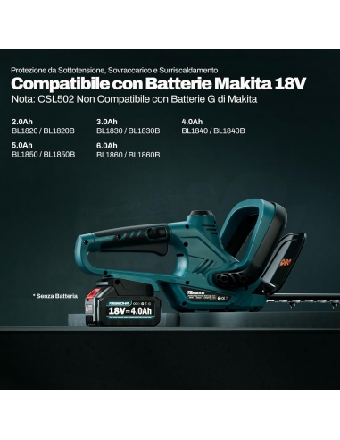 KIESBOHR CSL502 Tagliasiepi a...