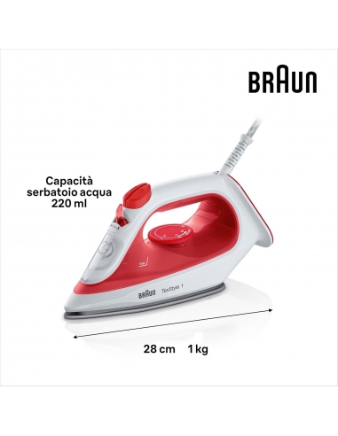 Braun TexStyle 1 Ferro da stiro a...