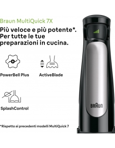 Braun MQ7045X Frullatore a... 2
