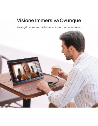 ARZOPA Z1C Monitor Portatile 16,1"...