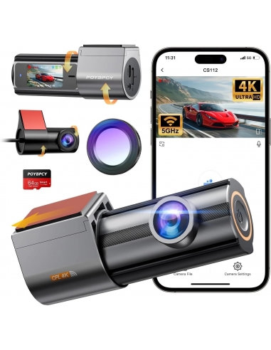 POYBPCY CS112 Dash Cam Auto Doppia...