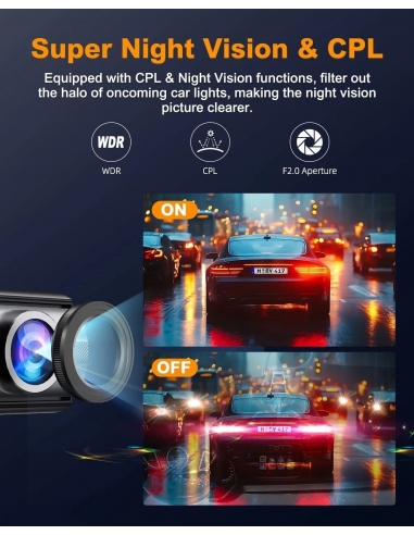 POYBPCY CS112 Dash Cam Auto Doppia...