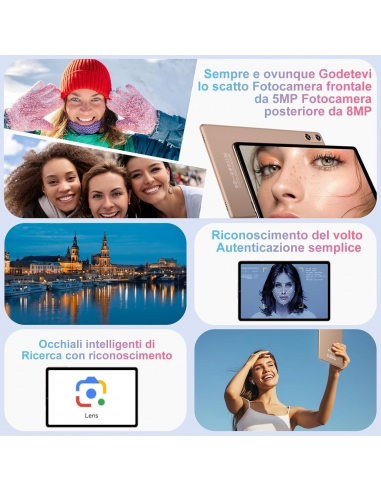 Biegedy B22 Tablet Android 10.1" RAM...