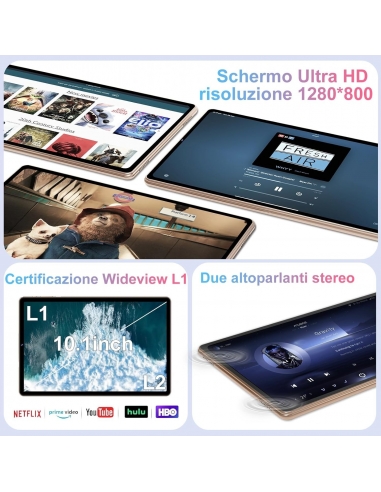 Biegedy B22 Tablet Android 10.1" RAM...