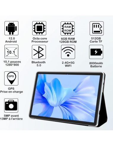 WOZIFAN W10 Tablet 10.1" Android 12...