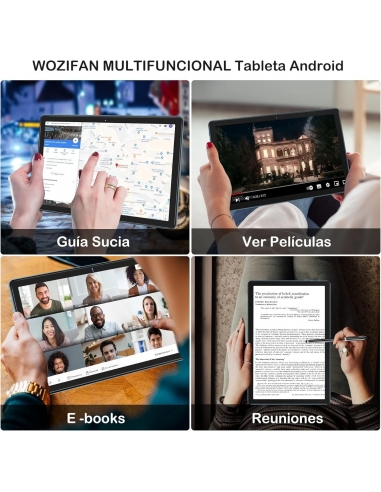 WOZIFAN W10 Tablet 10.1" Android 12...