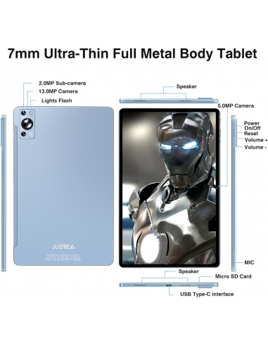 JUSYEA J9 Tablet 11" Android 13 16GB...