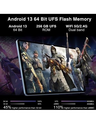 JUSYEA J9 Tablet 11" Android 13 16GB...