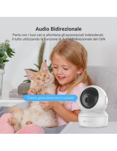 EZVIZ C6N Telecamera Wi-Fi Interno...