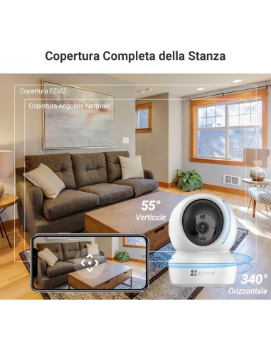 EZVIZ C6N Telecamera Wi-Fi Interno...