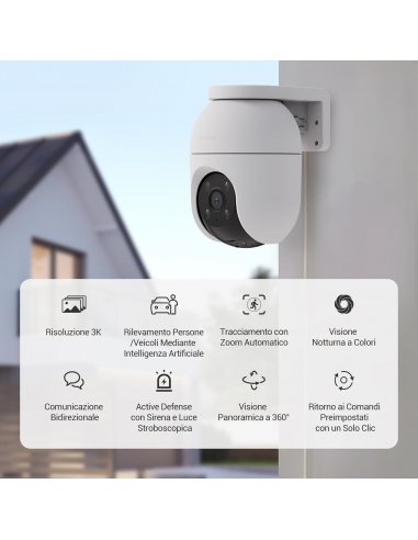 EZVIZ C8c 4K Telecamera 8MP Wi-Fi...
