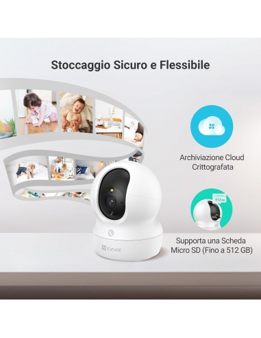 EZVIZ CP1 Pro 2K Kit 2 Telecamera...